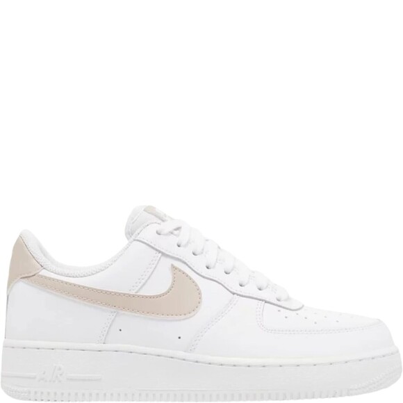 Nike Womens Air Force 1 '07 Low-Top Sneakers 6 White/Fossil Stone/White/White - Picture 2 of 4